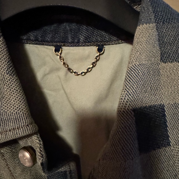 Louis Vuitton Denim Damier Print Jacket By Pharrell NWT - Picture 4 of 12